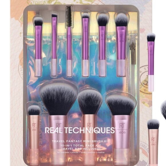 Real Techniques Travel Fantasy Mini Brush Kit Mini - Picture 1 of 3